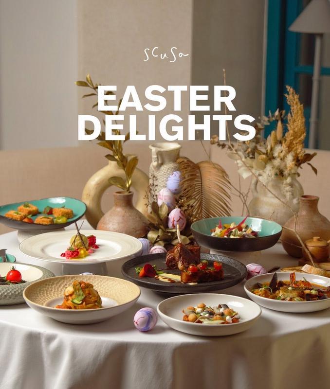 Easter Delights at Scusa Restaurant - Photo by @scusarestaurant