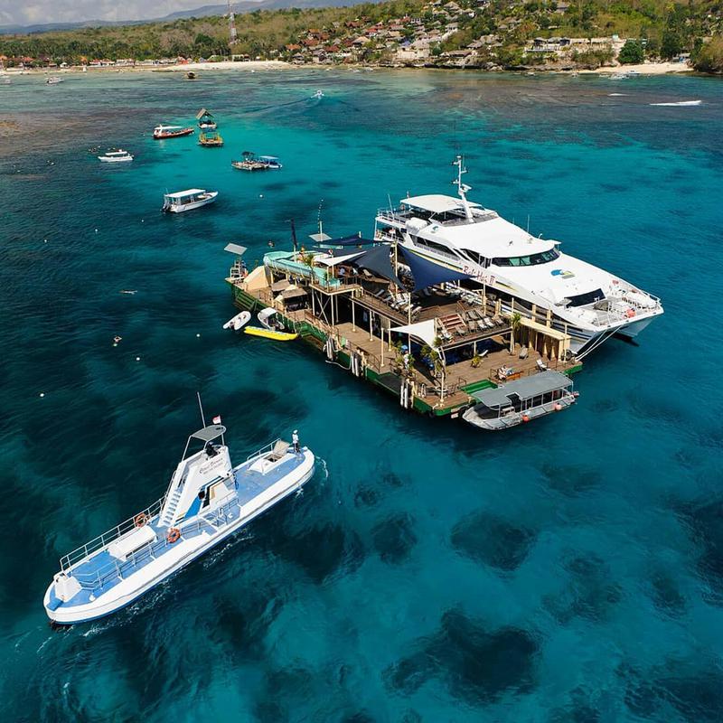Take a day cruise to Nusa Lembongan