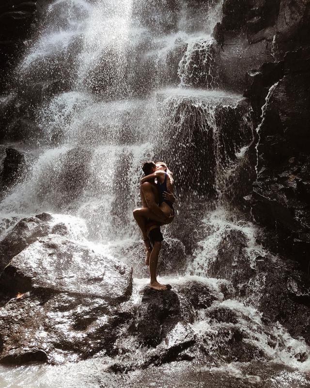 Swimming In A Waterfall
